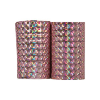 Holografiska Serpentiner Roséguld