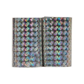 Holografiska Serpentiner Silver