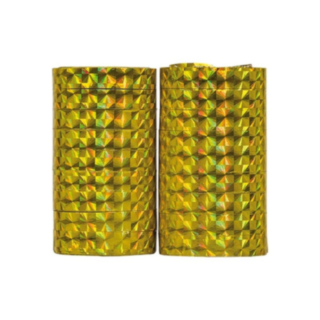 Holografiska Serpentiner Guld