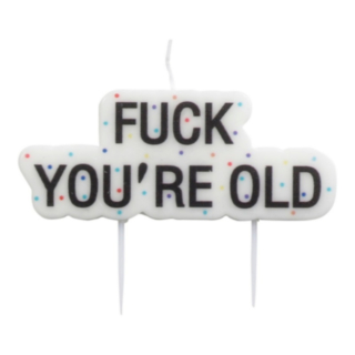 Fuck You're Old Tårtljus