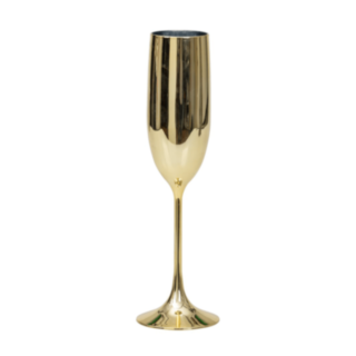Champagneglas Plast Guld