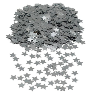 Stjärnor Konfetti Silver
