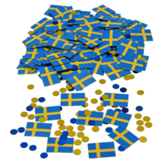 Sveriges Flagga Konfetti