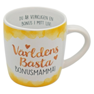 Världens Bästa Bonusmamma Mugg