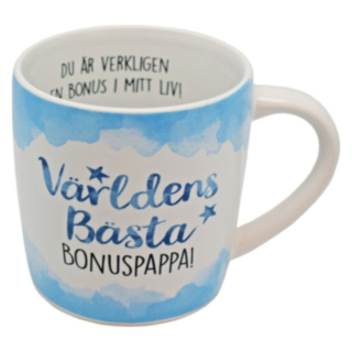 Världens Bästa Bonuspappa Mugg