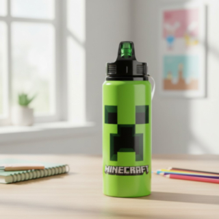 Minecraft® Creeper Aluminium Vattenflaska