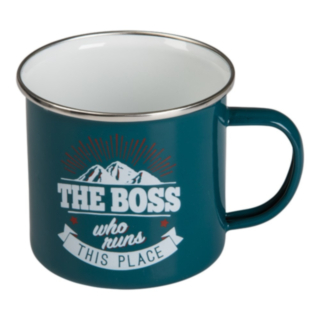 The Boss Retro Emaljmugg