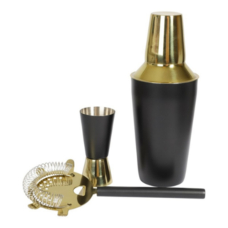Shaker Barset Svart/Guld
