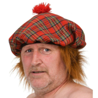 Skotsk Hatt Med Hår
