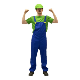 Grön Rörmokare Maskeraddräkt