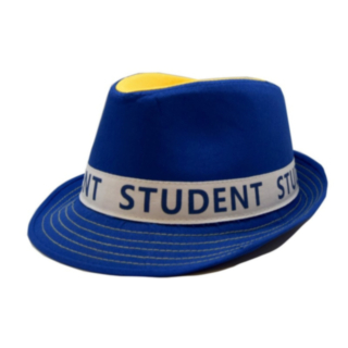 Student Fedora Blå