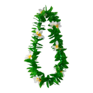 Tropisk Hawaiikrans Grön/Vit