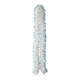 Glittergirlang Vit