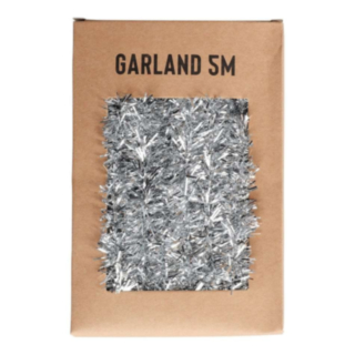 Glitter Julgirlang Silver