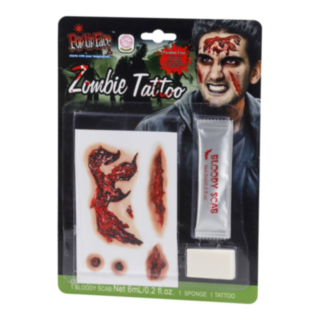 Zombie Tatueringar & Blod Set