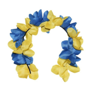 Blomsterhårband Blå/Gål