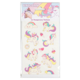 Unicorn Falska Tatueringar