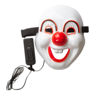LED Clownmask