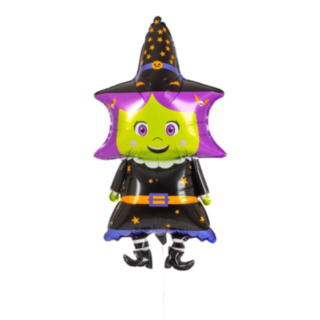 Halloween Häxa Folieballong