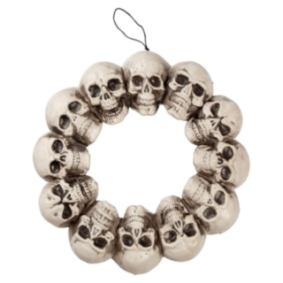 Halloween Dödskallekrans