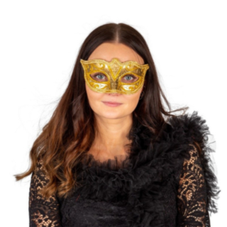 Venetiansk Ögonmask Guld