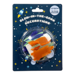 Självlysande Space Väggdekorationer