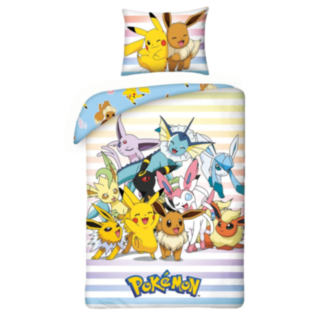 Pokémon® Pikachu Eevee Bomull Sängkläder