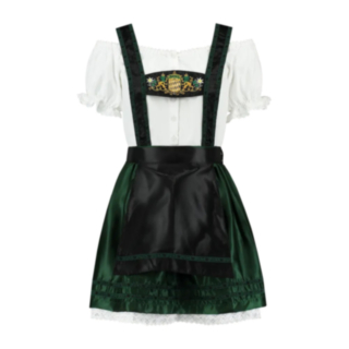 Mörkgrön dirndl kostym