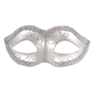 Maskerad Ögonmask Silver