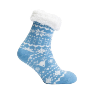 Julsockor Blå Vit