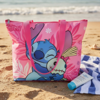 Lilo & Stitch® Scrump Strandväska Ljusrosa
