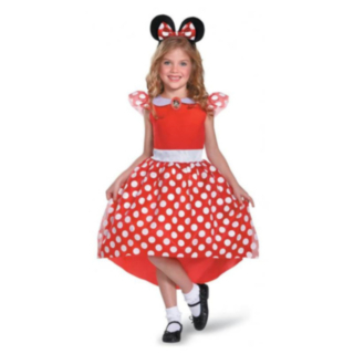 Disney® Mimmi Pigg Röd Barndräkt