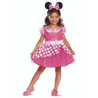 Disney® Minnie Mouse Rosa Deluxe Barndräkt