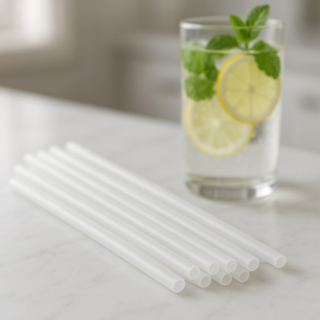Återanvändbara Plastsugrör