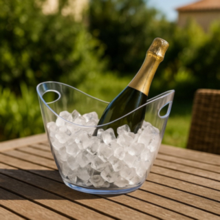 Champagnekylare Genomskinlig Plast