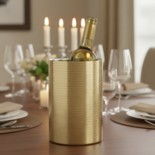 Vinkylare Guld Rostfritt Stål