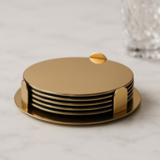 Coasters Rostfritt Stål