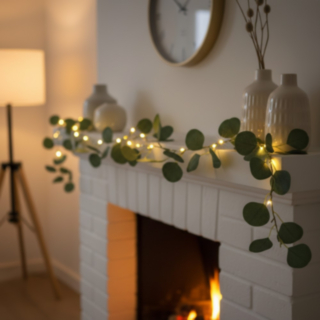 Eukalyptus LED-girlang