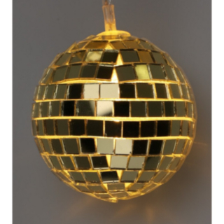LED Discokula Guld