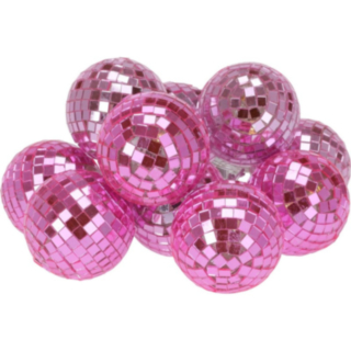 LED Discokulor Ljusslinga Rosa