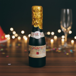 Konfetti Champagneflaska Streamer