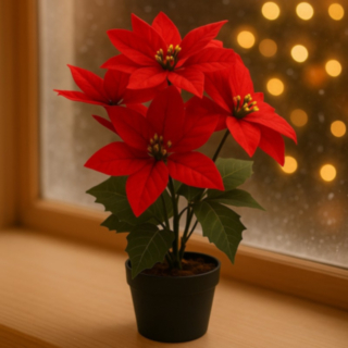 Konstgjord Julstjärna Blomma
