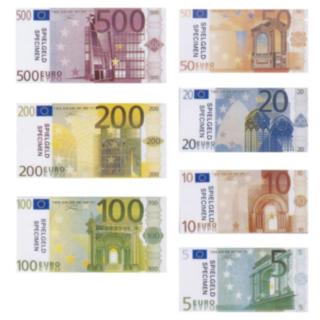 Leksakspengar Euro