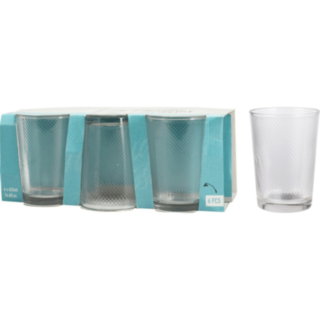 Präglat dricksglas
