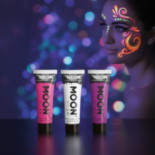 Ansiktsfärg Intense Neon UV Sminkset