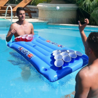 Uppblåsbar Beer Pong Luftmadrass