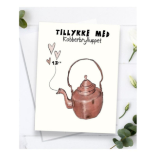 Tillykke Med Kobberbrylluppet Kort