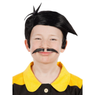 Lucky Luke® Daltonbröderna Barnperuk & Mustasch