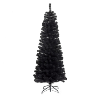 Konstgjord BLING Julgran Svart 180 x 68 cm