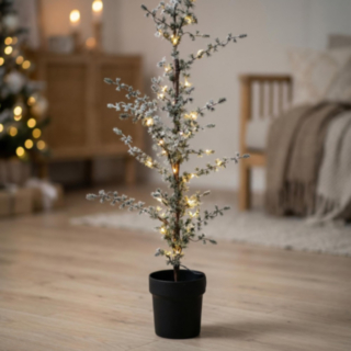 Konstgjord LED Lärk 120 cm